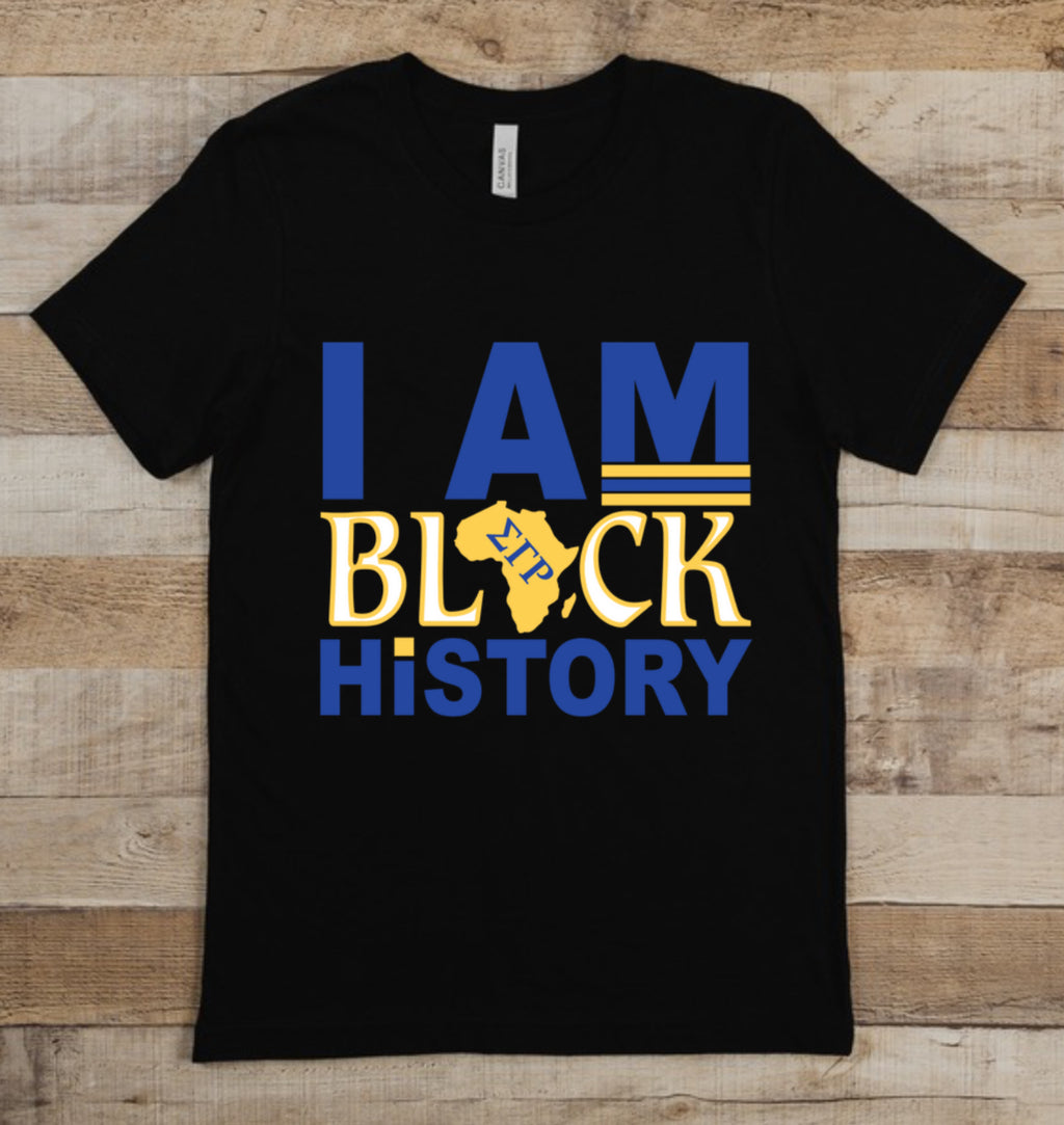 I Am Black History( various colors)