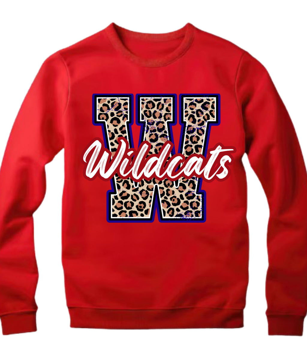 Wildcats Leopard sweatshirt