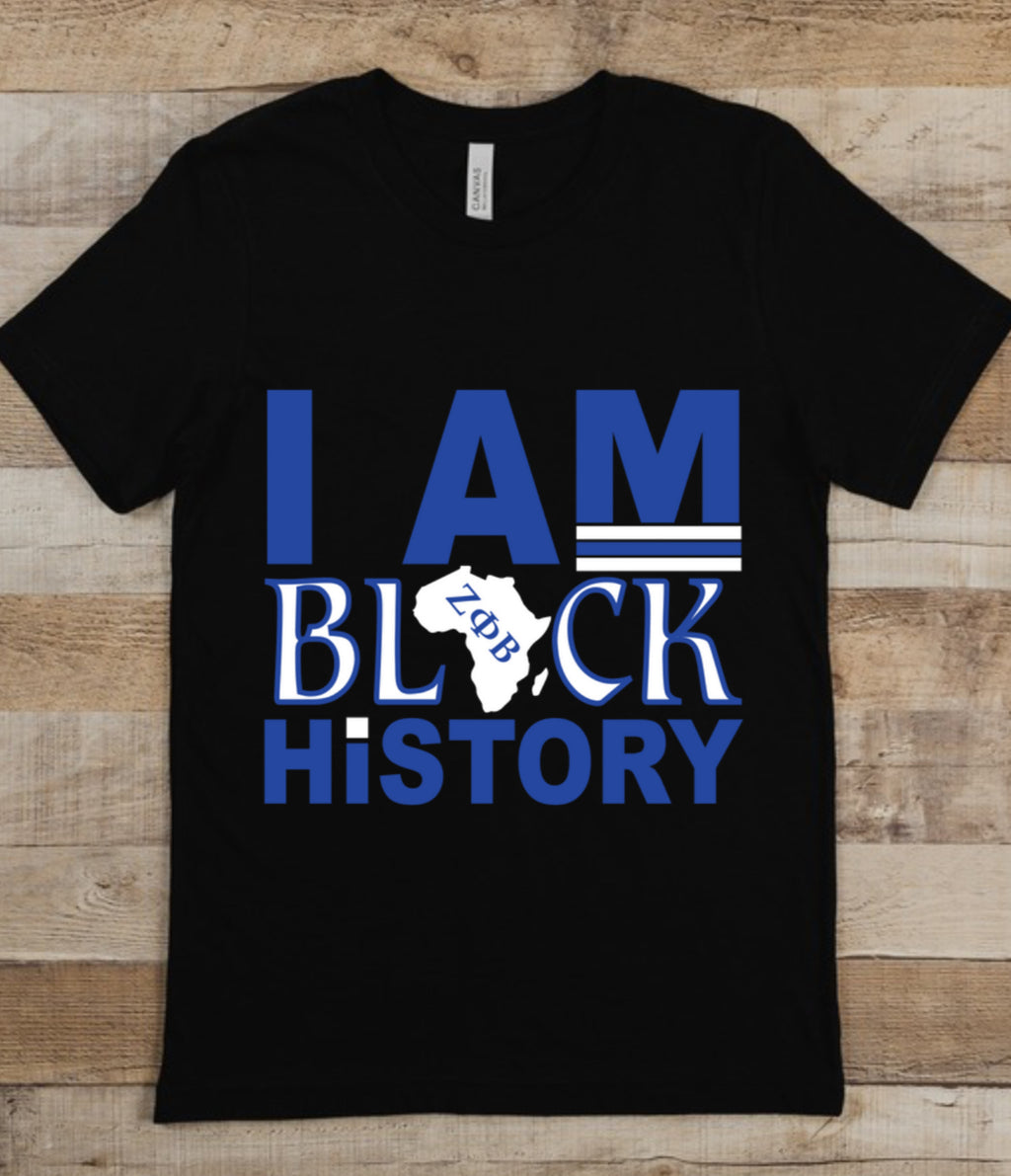 I Am Black History( various colors)