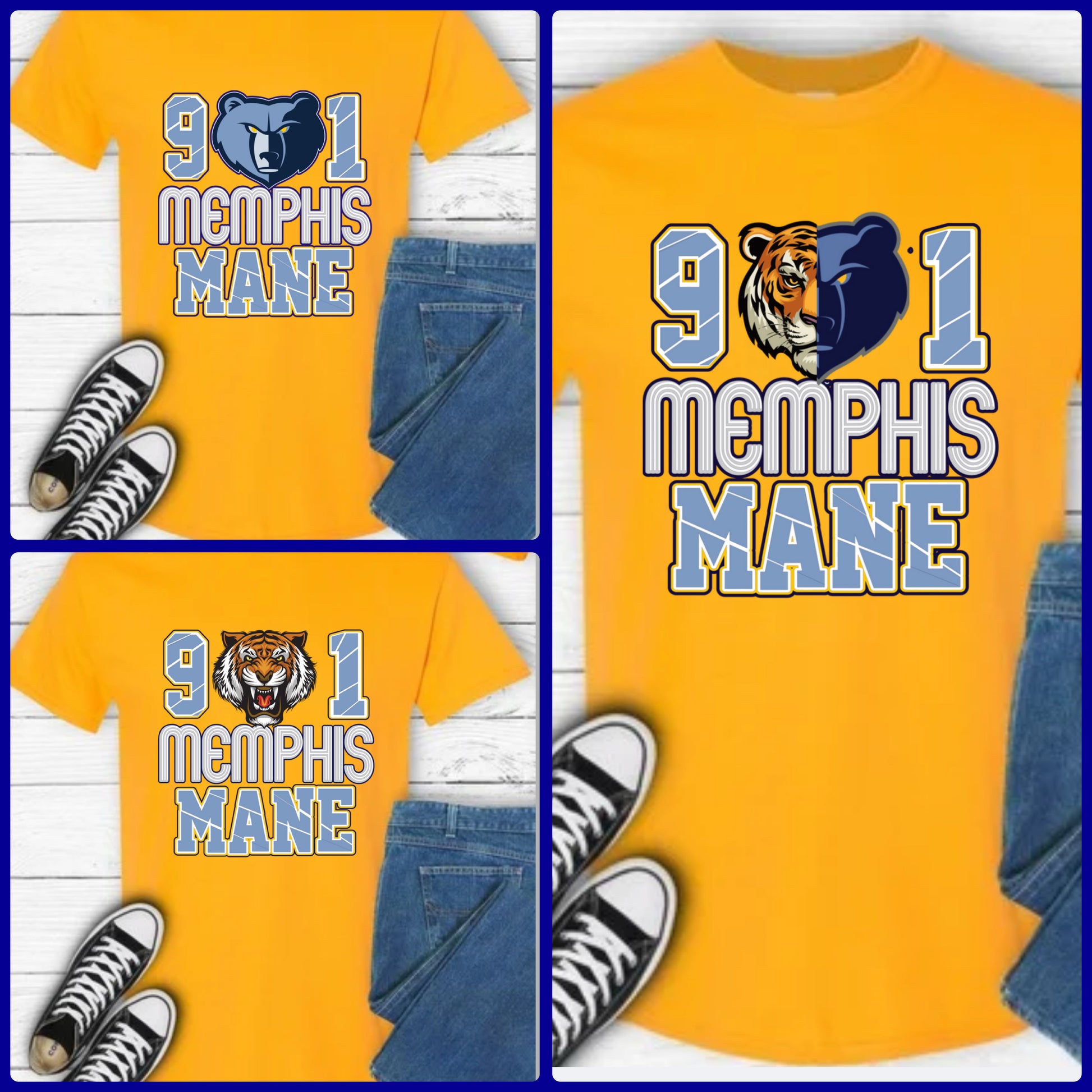 901 MANE Gold shirts